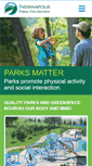 Mobile Screenshot of indyparksfoundation.org